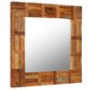 VidaXL Wall Mirror Solid Reclaimed Wood 60 X 60 Cm