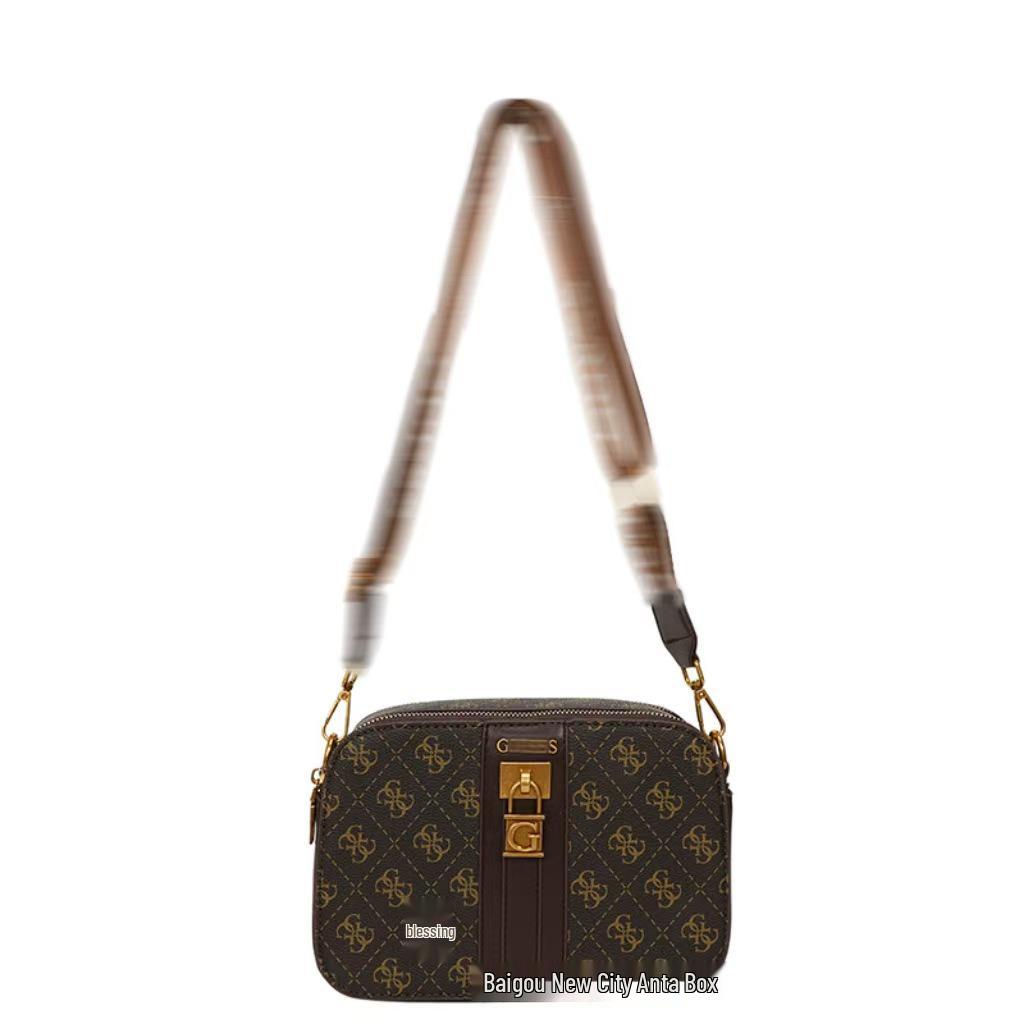 

Retro Print Versatile Camera Bag – Stylish Women s Crossbody Shoulder Bag кавовий