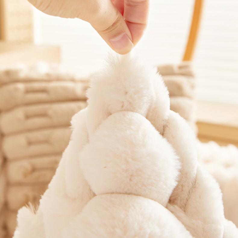 Winter Rabbit Fur Sofa Cushion Simple Modern Thickened Non-Slip Cushion Sofa Cover Cloth