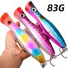 New Product Plastic Sea Fishing Big Wave Lure Live Bait 83G/16.5CM Water Collision Big Weight Cross-Border Blood Groove Hook