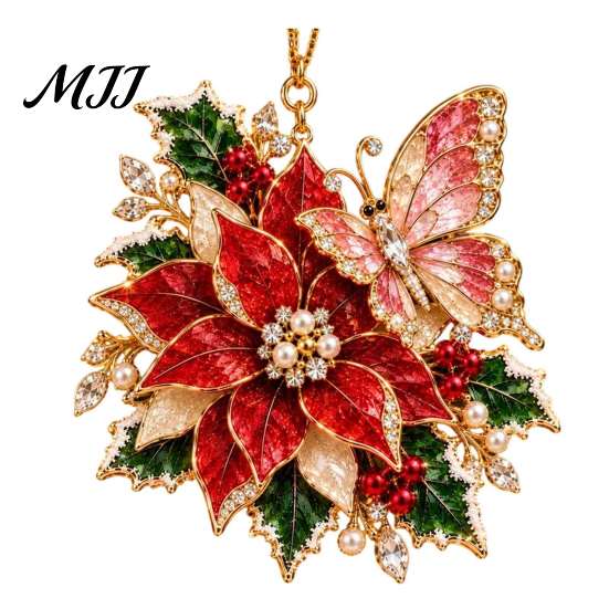 Seasonal Home Ornament Acrylic Christmas Tree Pendant, Decorative Hanging Ornament, Exquisite Winter Festival Gift Decorations for Garden Fireplace