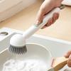 Press Out Liquid Refillable Liquid Washing Brush Dishwashing Brush  Kitchen Pots Dishes Sink