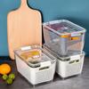 Large Capacity Double-Layer Transparent Food-Grade Sealable Fresh-Keeping Refrigerator Box