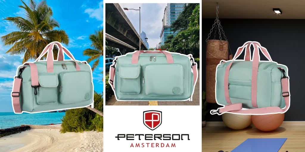 PTN 23032-8281 Green-Pink Travel Bag