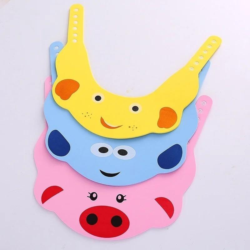 Toddler Kids Wash Hair Shield Direct Visor Caps Shampoo Bathing Shower Cap for Children Baby Care Sweet Lovely Baby Hats