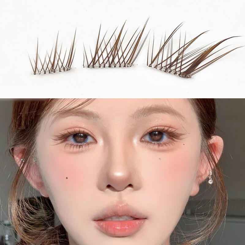 

Somsi Noglue Partial Mink False Eyelash Kit set