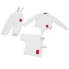 Fencing Sport Uniform Suit Thickened Breathable Adjustable Fencing Pants Jacket Vest Set for Training 50 Size