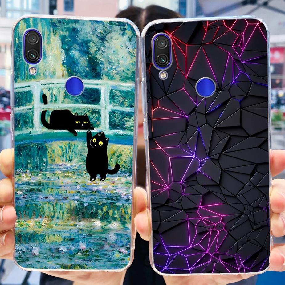 For Xiaomi Redmi Note 7 Pro Case Redmi7 Cute Panda Painted Cover Clear Silicone Soft TPU Phone Case For Redmi 7 Note7 Pro Bumper