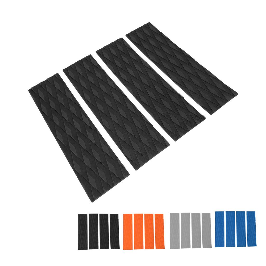 4Pcs Surfboard Traction Pads Surfing Front Traction Anti Slip Pad for Skimboards Kayak