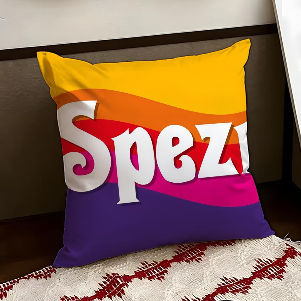 PPaulaner SSpezi Logo Cushion Cover Reversible Soft Durable Pillow Cover Home Car MultiScene Use for Daily Comfort
