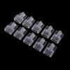 10Pcs Soft Silicone Charger Cable Winder Cable Protector Sleeve For Phone Data Cord Clear Case Clip