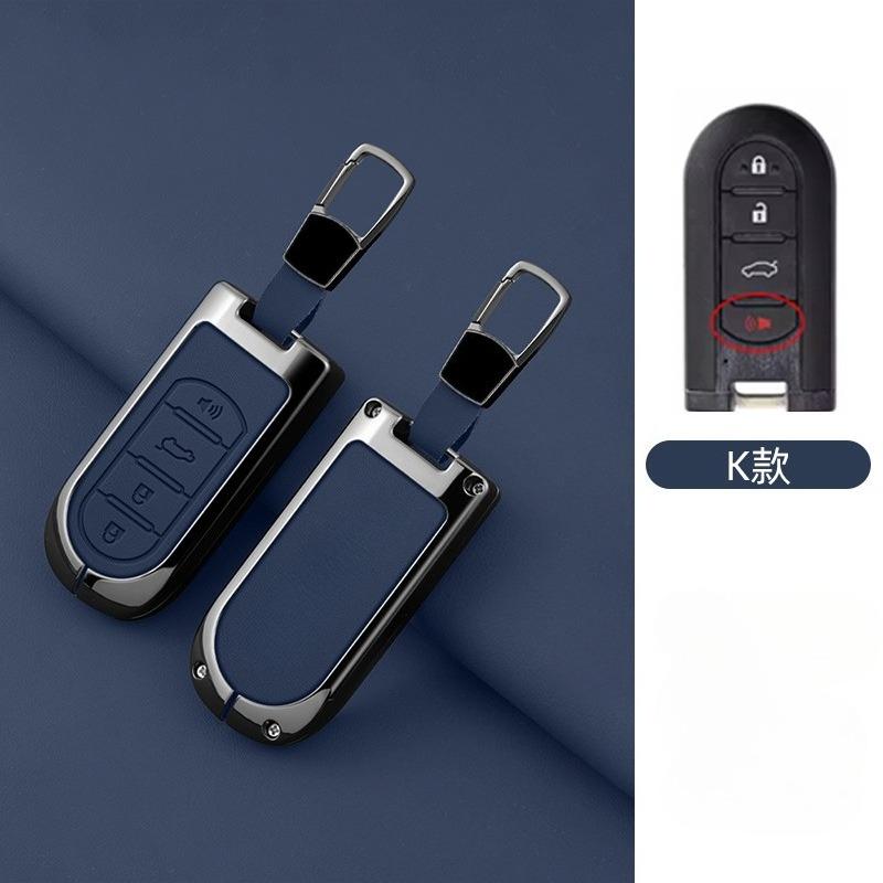 Premium Zinc Alloy Key Cover Case for Perodua/Bezza/Myvi/Axia - Full Protection Key Fob Shell Keybag Keychain