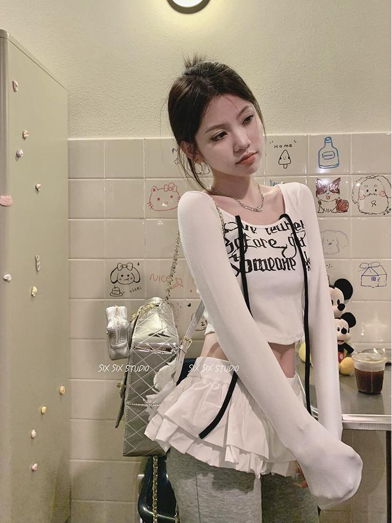 Women's Summer 2025 Double-Layer Waist Skirt: Niche Design for Flattering Fit