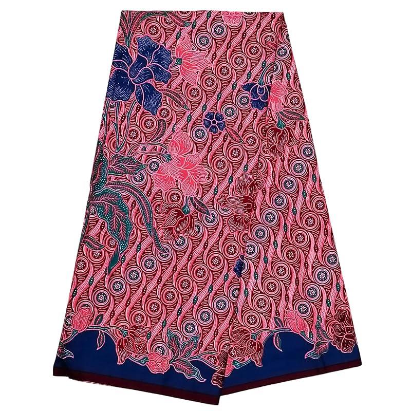 

KINOKINO Thailand batik pattern cotton print material asian ethnic cloth (L)