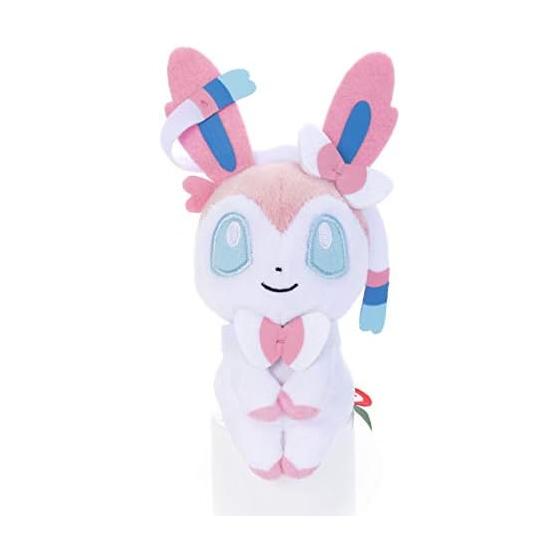 Pokemon Chokkorisan Sylveon Plush Toy, Approx. 14cm Tall