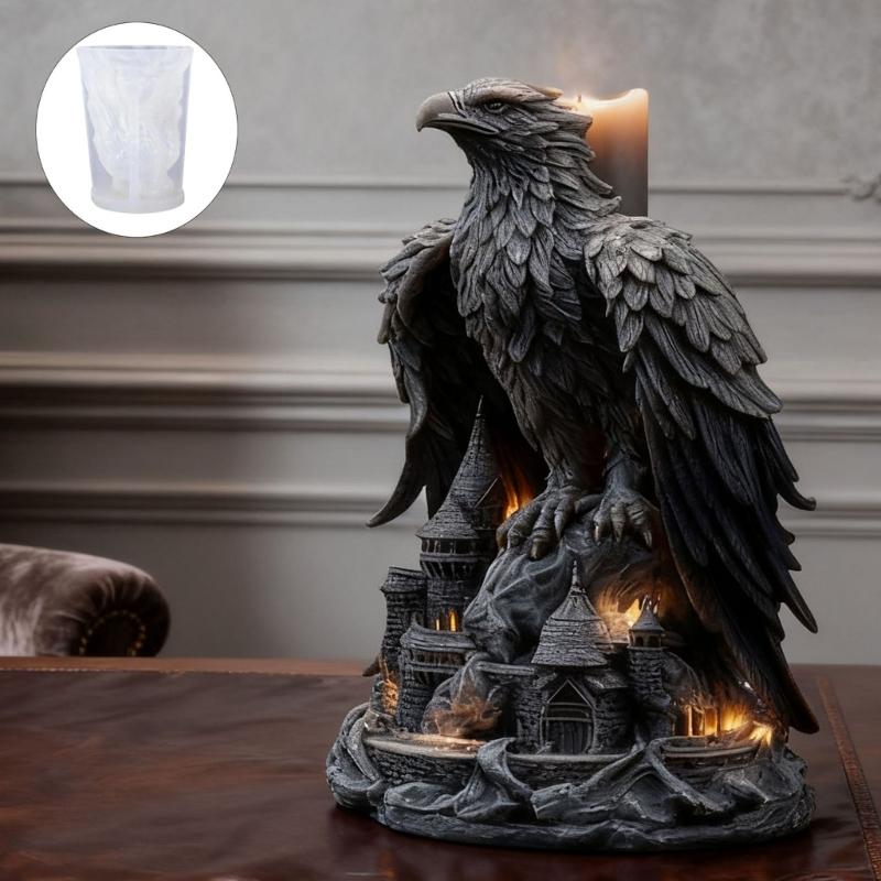 Unikátní 3D silikonová forma na vosk pro svíčky a mýdla s fantasy tématem