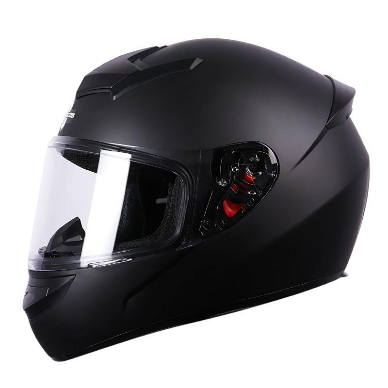Certified Full Face Motorcycle Helmet Scooter Electric Bike Riders ABS Material DOT ECE Compatible