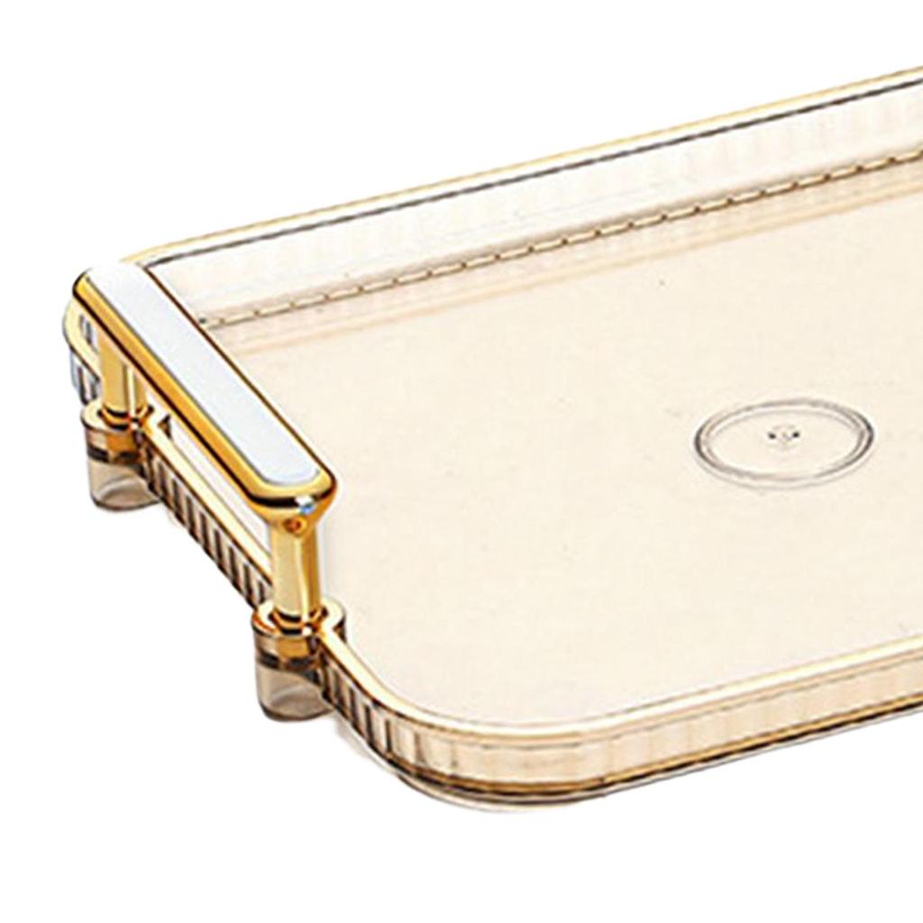 Snacks Plate Fruit Plate Vanity Tray Home Decorative Modern Anti Skid Divided Serving Dishes for Cookies Fruits Cupcake Bedroom