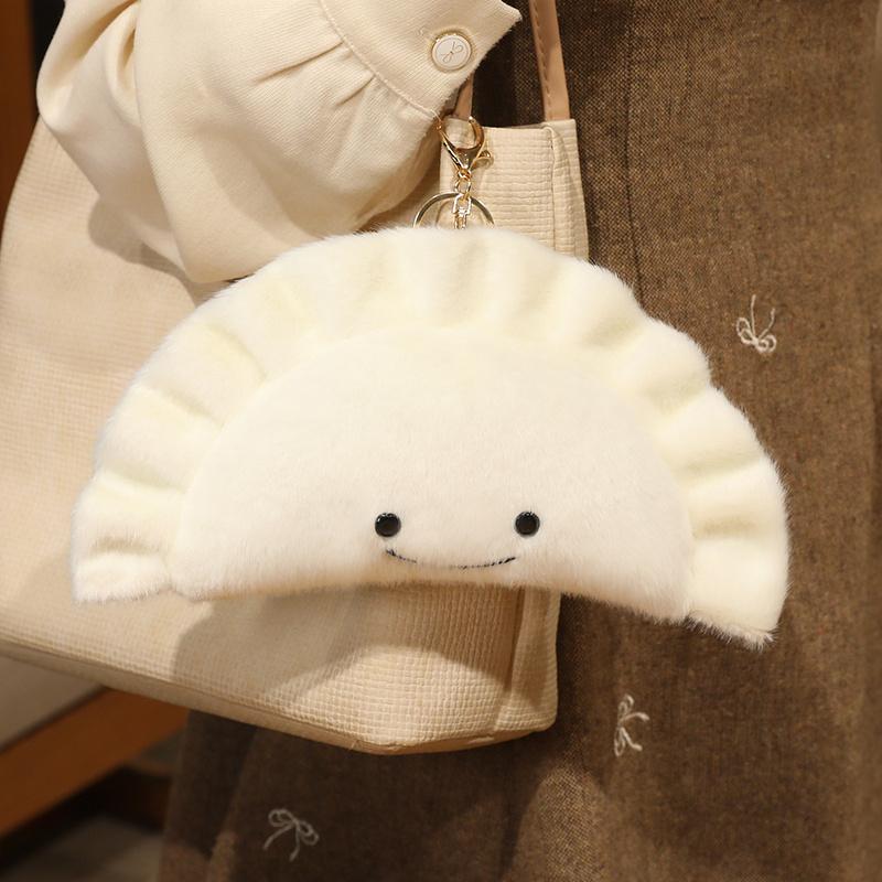 Cute Polish Dumplings Plush Toy Delicious Food Pillow Bedhead Sofa Bedroom Pillow Cushion Dormitory Bed Backrest Gift For Friend