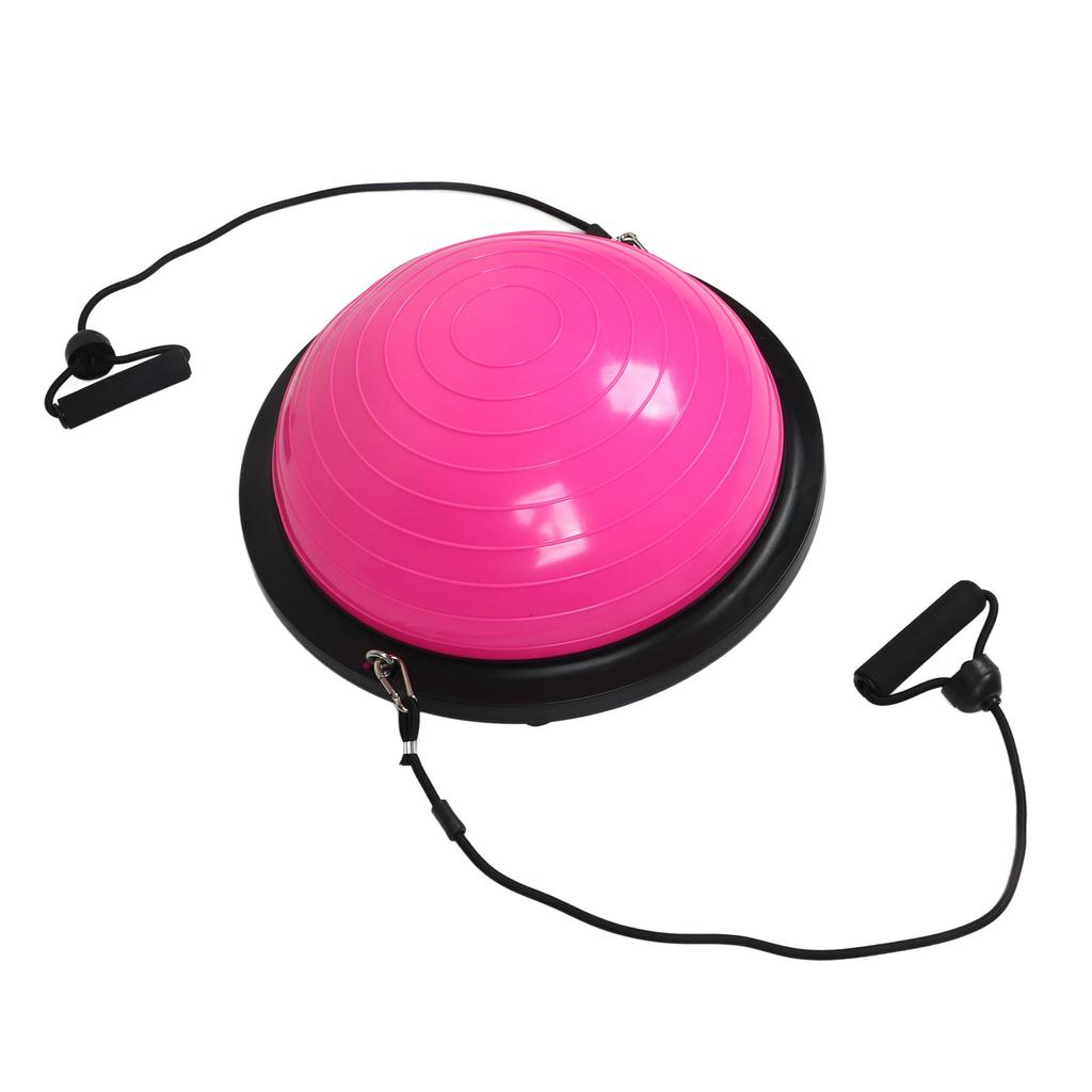 46cm Diameter Fitness Half Ball Glossy Surface ABS PVC Thickened Balance Trainer for Massage Pilates