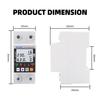 WiFi Smart Energy Meter AC 63A 80-300V WiFi Smart Earth Leakage Over Under Voltage Protector Relay Device Switch Breaker Energy Power kWh Meter Smart