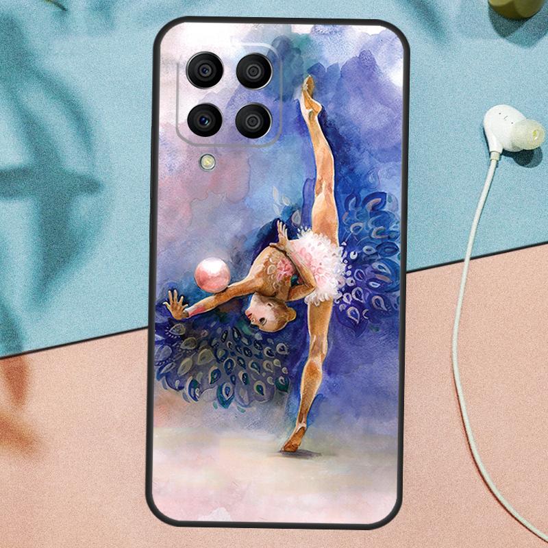 

Gymnastics Oil Painting Case For Samsung Galaxy M31 M11 M21 M14 M34 M54 M12 M32 M52 M15 M13 M16 M36 M56 M53 M35 M55 Samsung M36
