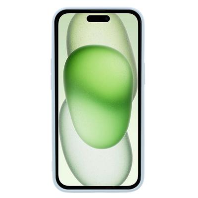 For iPhone 15 Case Compatible with MagSafe Liquid Silicone Phone Cover with Tempered Glass Lens Protector