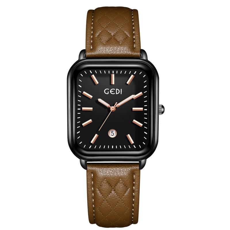 Casual Versatile Women S Watch Light Luxury Fashion Square Watch Women S Waterproof Quartz Watch