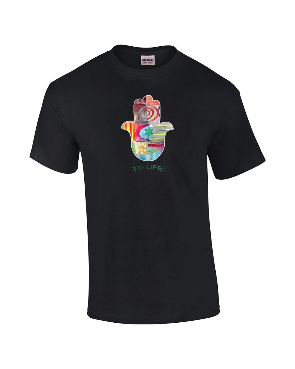 

To Life Hamsa Miscellaneous Adult Tee Shirt Black S