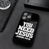Funda de Teléfono de Vidrio con Versículo de la Biblia Cristiana para IPhone 12 17 15 14 13 16 11 Pro XS Max Plus Mini X XR E2020 Templado Coq