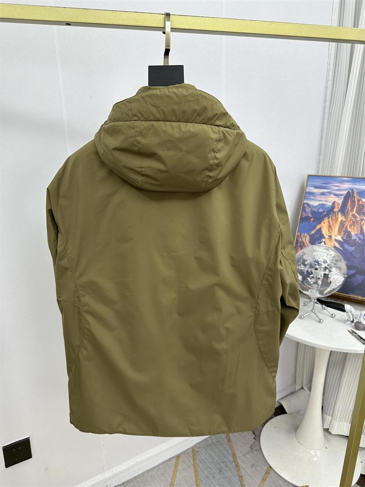 ARC Alternativ Herr 5K+P Vattentät Vindtät Jacka med Huva, Förtjockad för Höst & Vinter Utomhus Fritidskläder.