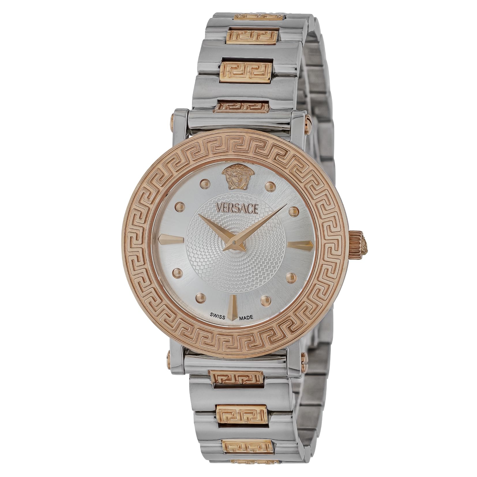 

Greca Sapphire Watch VE9C00624 Silver x Gold [Versace] Women s [Used]