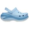 Crocs Mega Crush Matte Clog Lightweight Trendy Commuting Comfort Outdoor Hole Shoes Unisex Blue