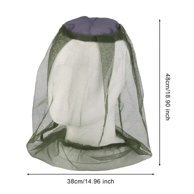 Mosquito-Proof Veil Breathable Fabric Outdoor Mosquito Net Clear View Easy Wear Fishing Camping Garden Insect Shield Net