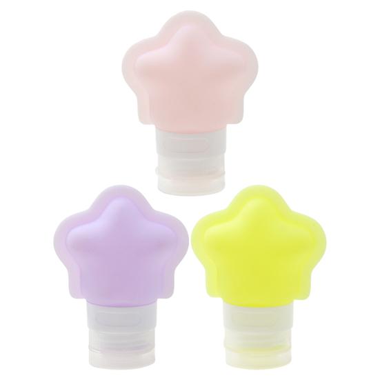 Silicone Travel Bottle Leak Proof Shower Gel Shampoo Lotion Conditioner Refillable Squeeze B