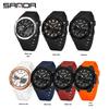 SANDA Sports Watch: World Time, Multifunctional Chronograph, Waterproof, Unisex