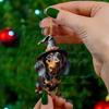 Adorable Pumpkin Sausage Dog Car Hanging Decor For Charming Vehicle Interior