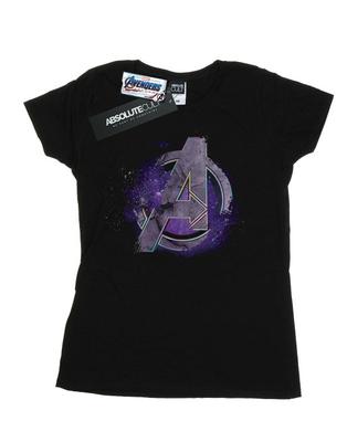 Womens/Ladies Avengers Endgame Space Logo Cotton T-Shirt