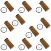 1/6/10/20PCS For Genuine BMW F10 F15 F25 F22 F23 F34 G01 G20 G30 118i 320i 530 X4 X5 B47 B48 Engine Oil Filter Kit 11428575211