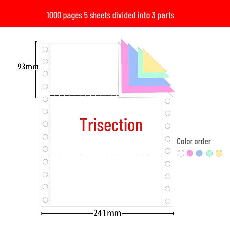 Multi-part Computer Print Paper: One, Two, Three, Four, Five-Part; Includes Delivery Note and Receipt Forms
