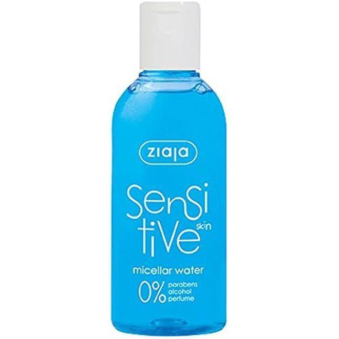 Eau Micellaire - ZIAJA - Sensitive - 200 ml - Sans Parabène - Pour Peaux Sensibles