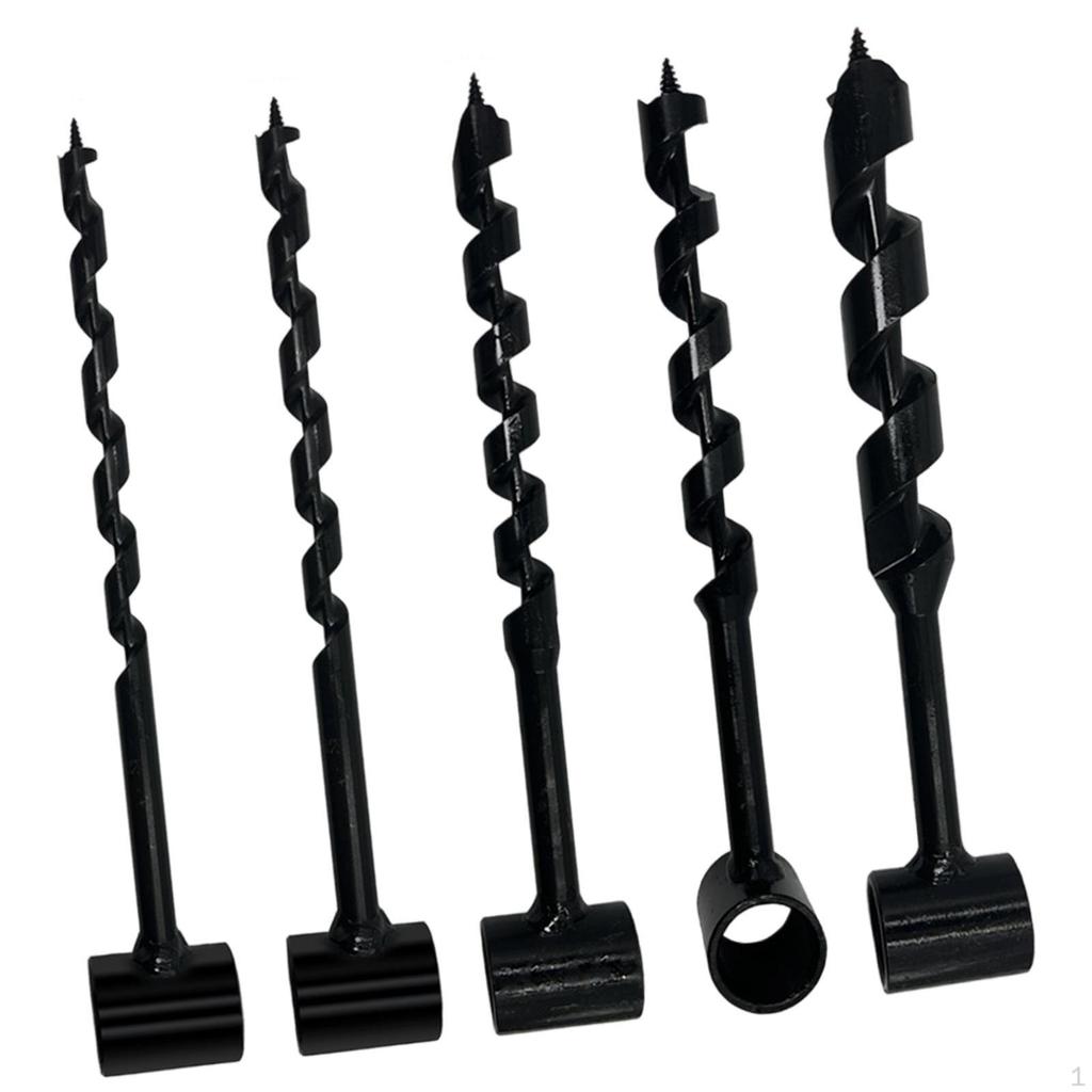 Hand Auger Wood Drill Gear Tool Manual Hole for Shelter Building