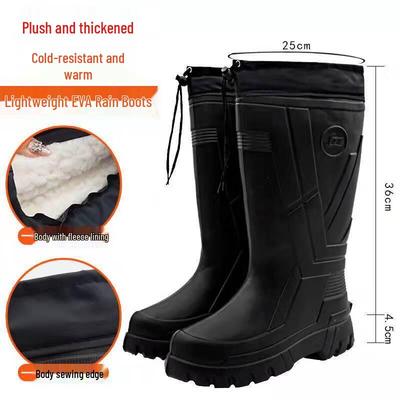 Aoteta Herren Hochschaft Warme Gummistiefel