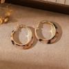 2025 New Leopard Print Hoop Earrings: Exaggerated, Unique, Retro High-End Design for a Stylish and Slimming Look