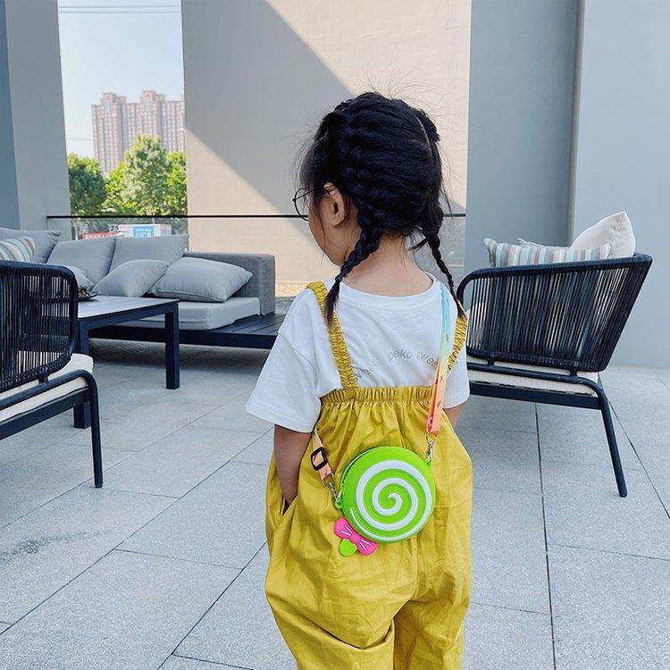 Bolsa Mensageiro Infantil Alça Larga Ajustável Bolsa de Mão para Viagem Nova Bolsa Transversal Infantil Menina Bonita Donut Bolsa de Ombro Menina