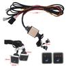 New Built-in Car Seat Heater Kit Fit 2 Seats 12V 27W Heating Pads Square 3-Levels Dual Control Switch For Auto Seats Heating