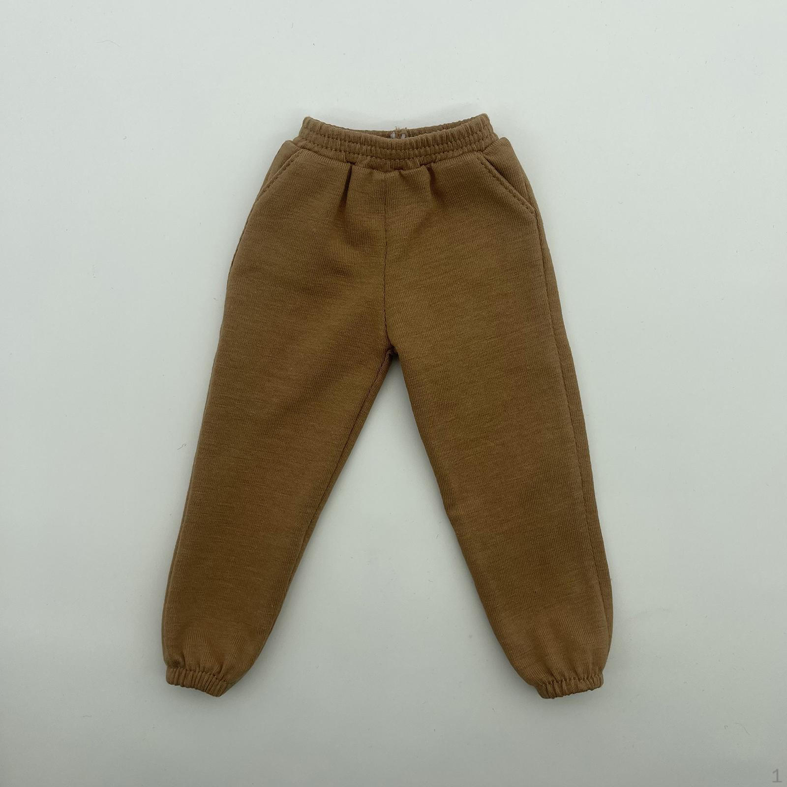 

1/6 штаны для фигурок, аксессуары для кукол, спортивные штаны для кукол, мужская одежда для 12 коричневый