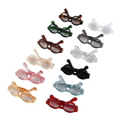 Plastic Doll Mini Glasses Multi-color Doll Accessory Fashion Doll Eyeglasses  Children Toy