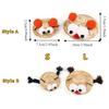 Adjustable Fisherman Hat Elastic Strap Decorative Rabbit Cap Funny Small Pets Hat  Photo Props