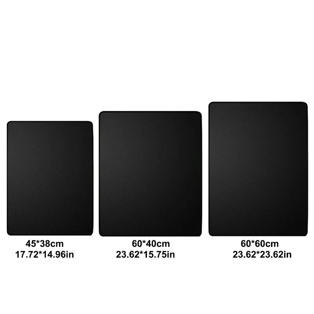 New Oilproof Barbecue Grills Mat High Temperature Resistant Black Fireplaces Protective Mat Flame Retardant Pad Outdoor BBQ